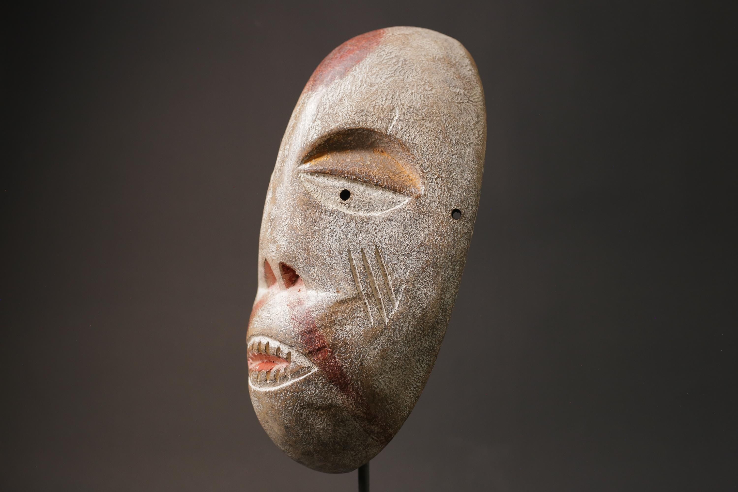 African wood mask antiques Igbo Wood Carved Mask Vintage Wall Hanging Masks for wall-G1046