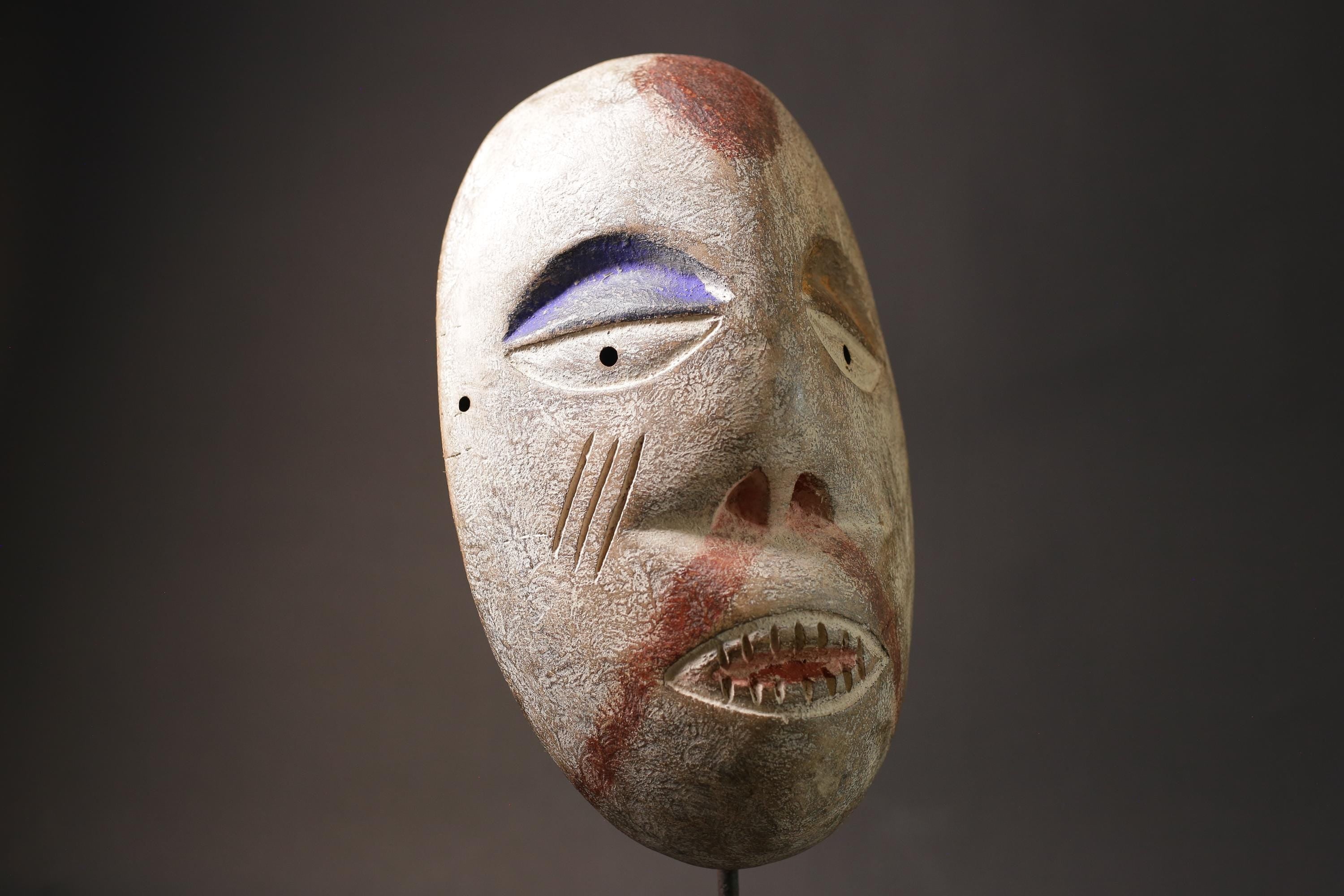 African wood mask antiques Igbo Wood Carved Mask Vintage Wall Hanging Masks for wall-G1046