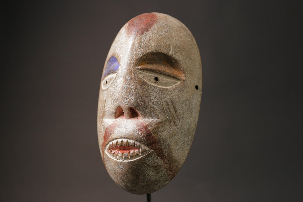African wood mask antiques Igbo Wood Carved Mask Vintage Wall Hanging Masks for wall-G1046