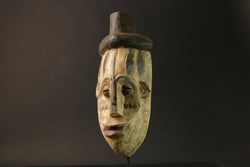 African wood mask antiques Home Décor Hand Carved Masks BEGA Collectibles-7600