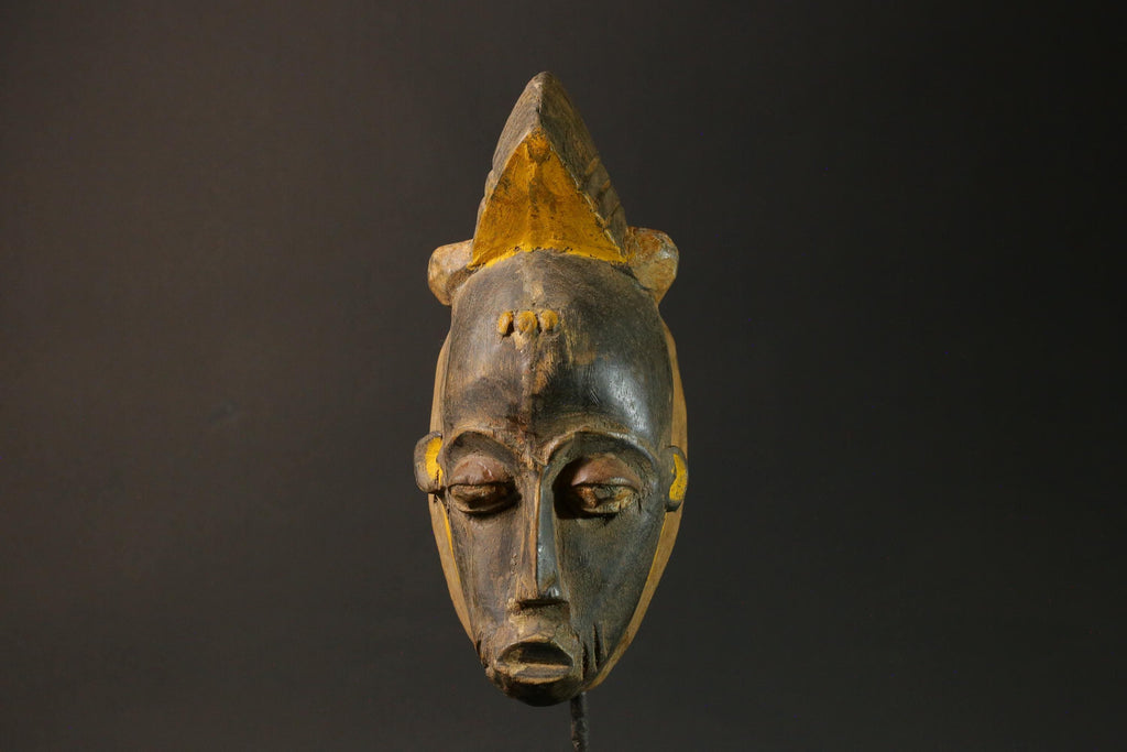 African wood mask antiques Guro vintage african mask large Masks for wall-G1258