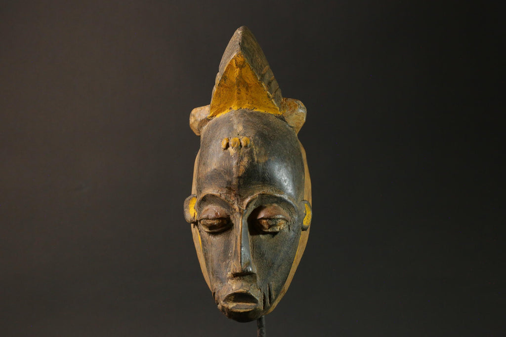African wood mask antiques Guro vintage african mask large Masks for wall-G1258