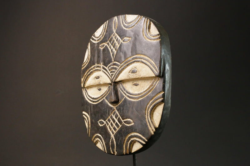 African mask antiques tribal Masks and art from the Teke Bateke for wall-6032