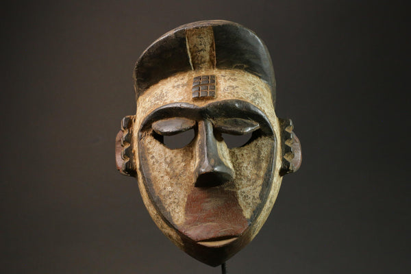 African wood mask antiques Wood masks Hand Carved Igbo Masks for wall-8919