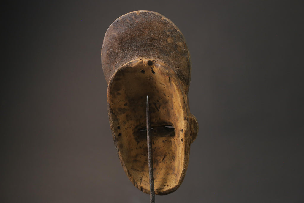 African Mask Antiques Tribal Art Face Vintage Wood Carved Vintage Guro Masks for wall -8776