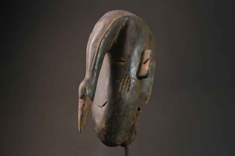 African wood mask antiques Guro Traditional Color Hand Carving Ancient Masks for wall-7283