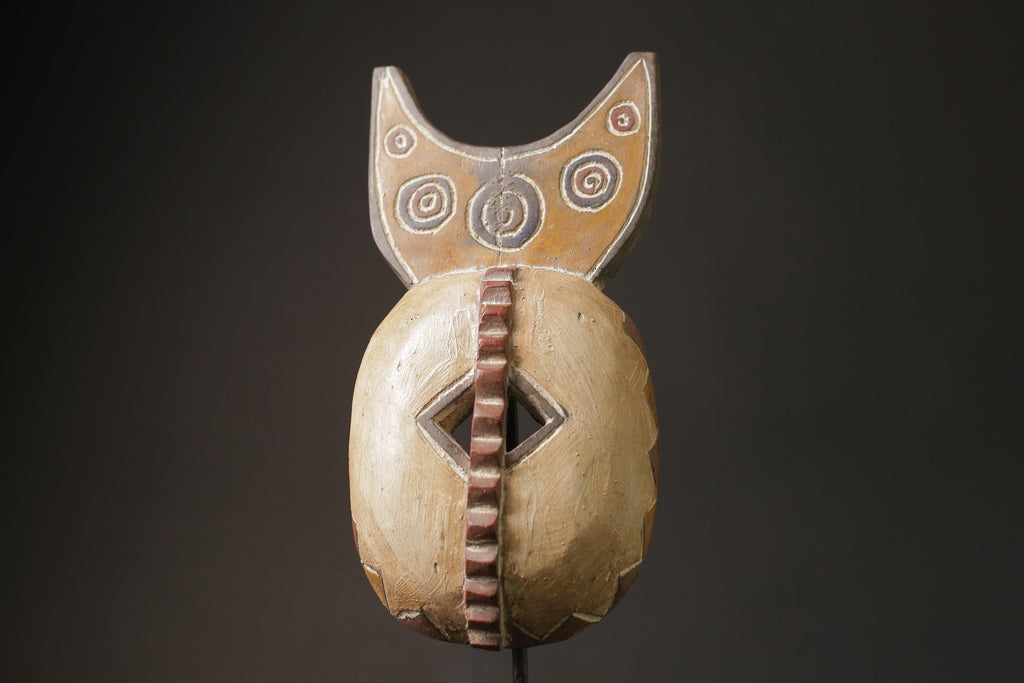 African Mask Hand Carved Wooden Wall Décor Tribe Masks Bedu Masks for wall-5930