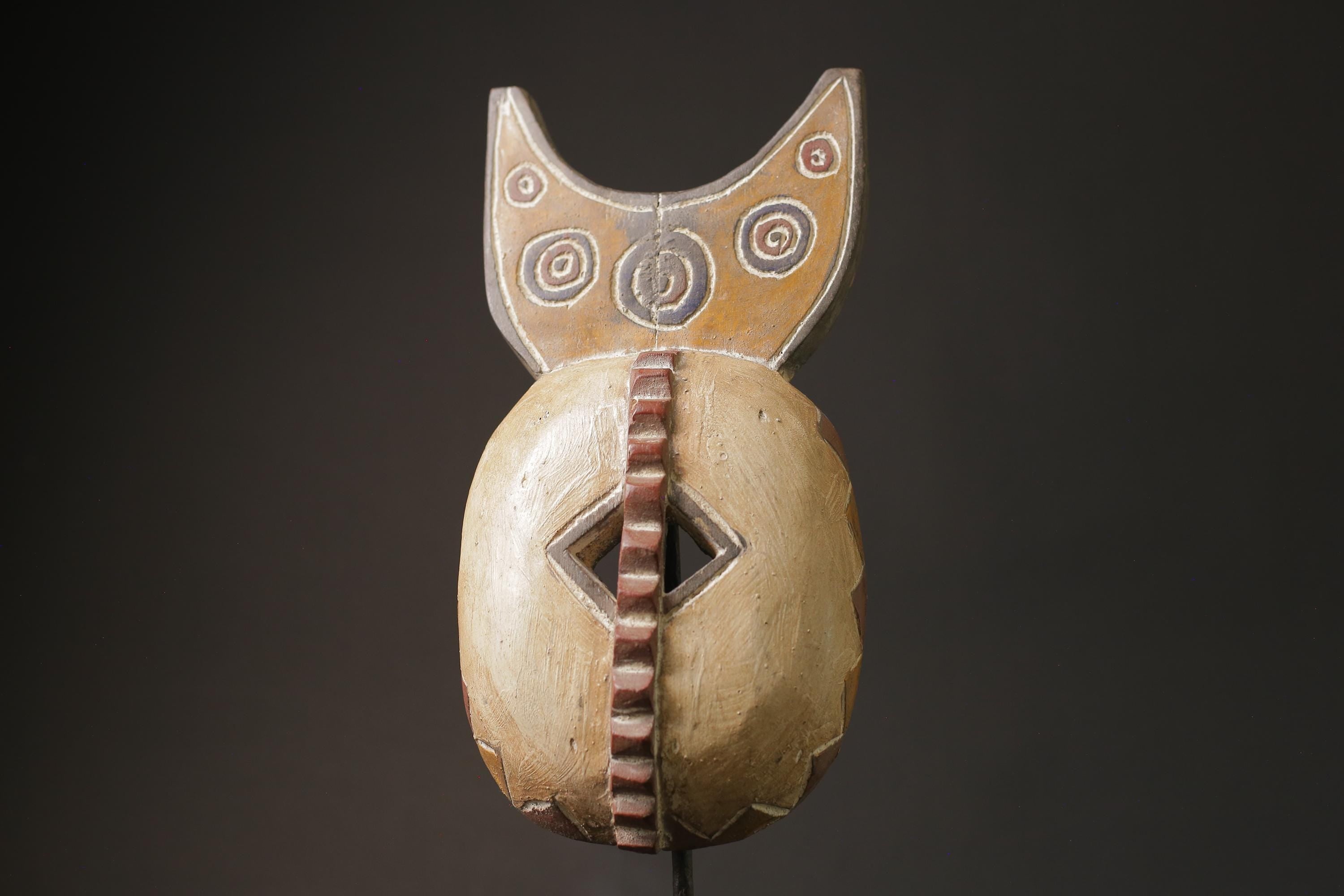 African Mask Hand Carved Wooden Wall Décor Tribe Masks Bedu Masks for wall-5930