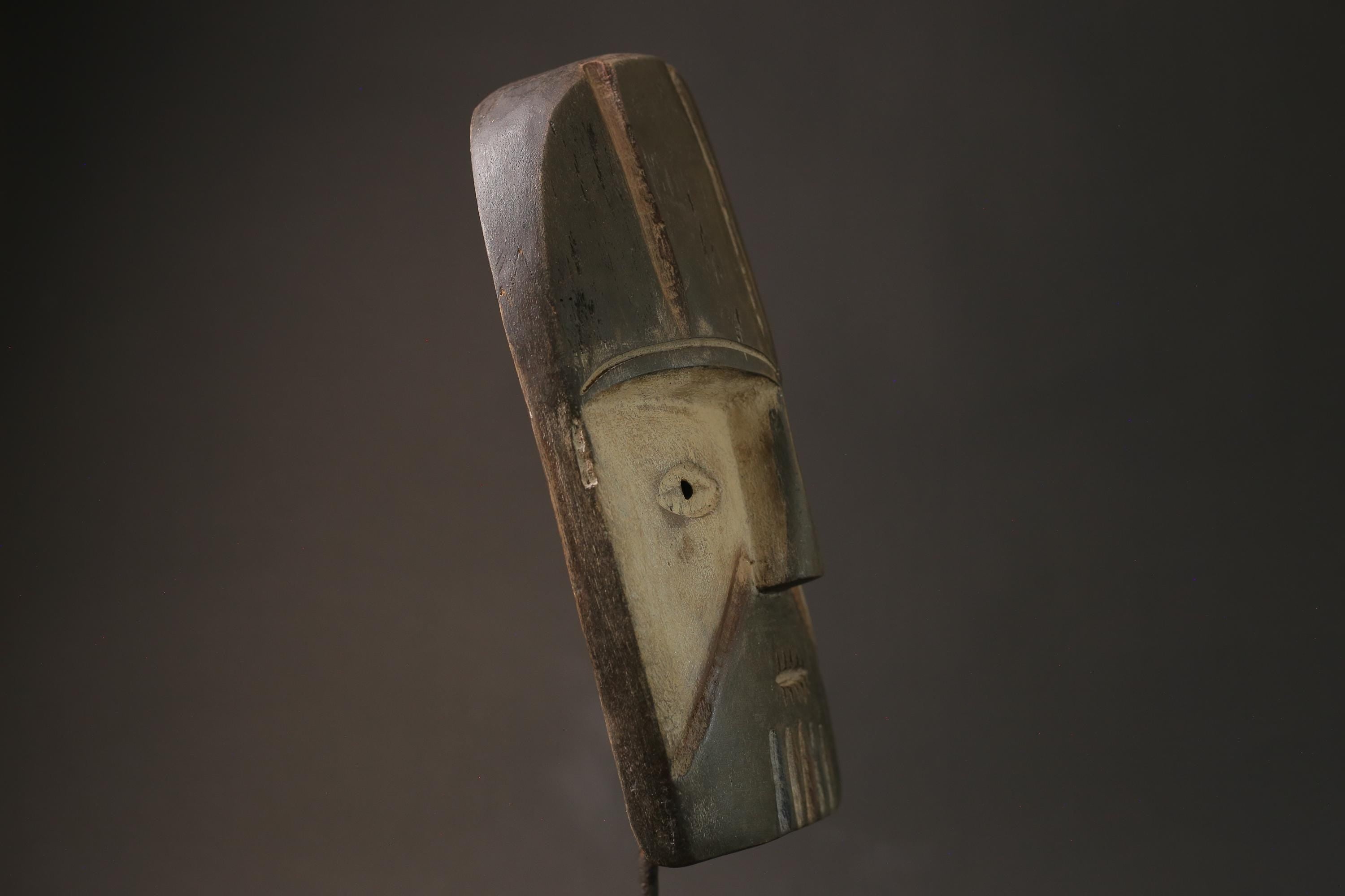 African Masks Lega Carved Vintage Wall Hanging Primitive Masks for wall-G1026