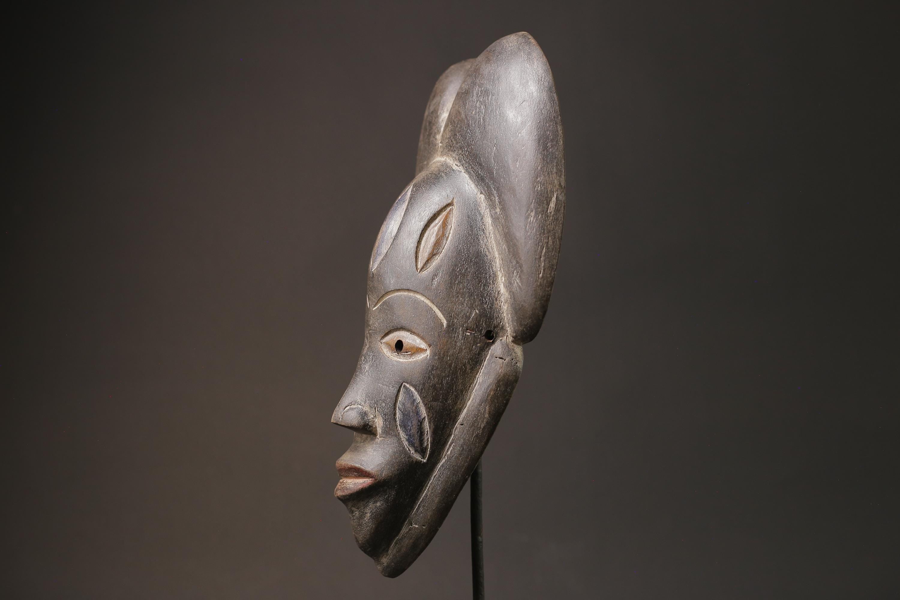 African masks antiques tribal Face vintage Lega Clean Masks for wall-G1030