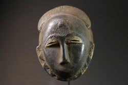 African Mask Hand Carved Guro Tribe Gu Female Face Mask Home Décor Masks for wall -G2679