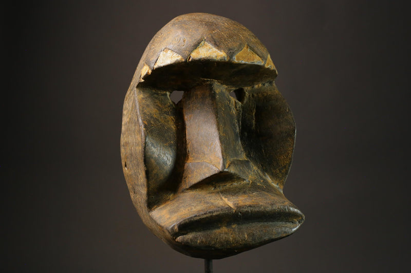 African wood mask antiques Dan Kran Mask Liberia Collectibles Home Decor Masks for wall-7819