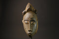 African wood mask antiques made of carved wood Vintage Yohoure Masks for wall-7313