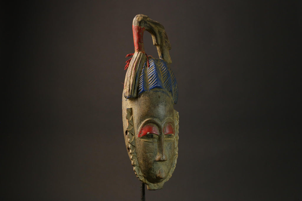 African Wooden Mask Of The Guru Tribe Traditional Mask Tribal Guru Masks for wall-7304