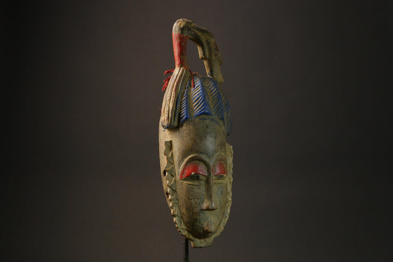 African Wooden Mask Of The Guru Tribe Traditional Mask Tribal Guru Masks for wall-7304