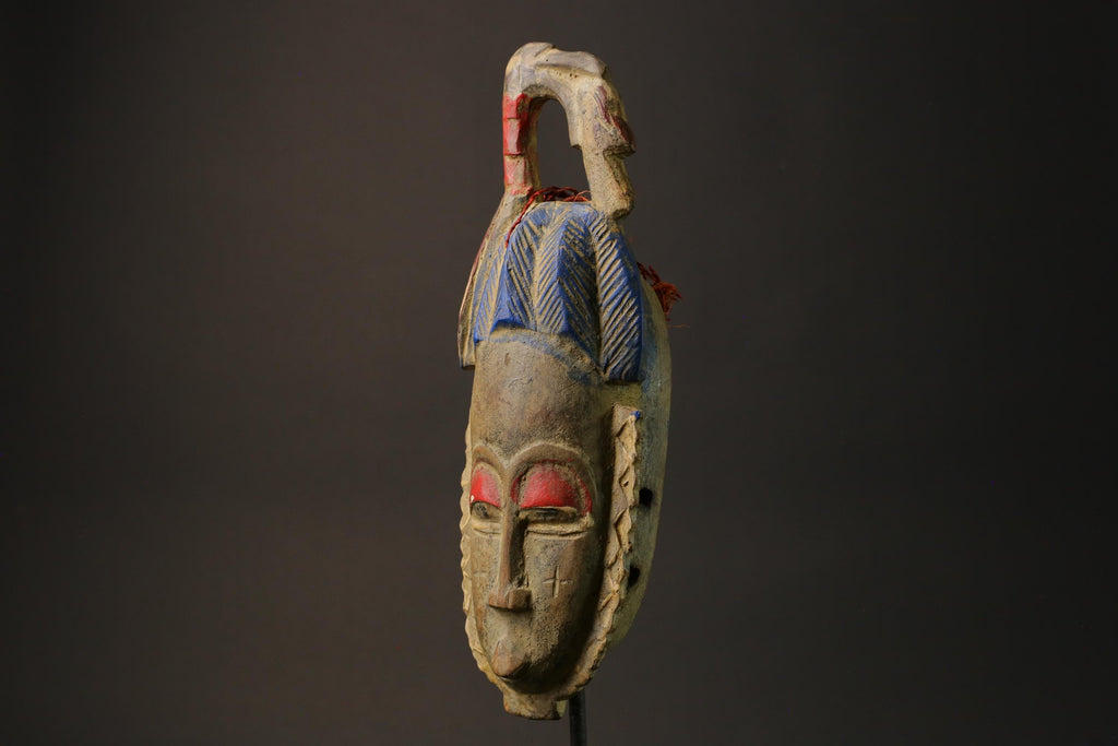 African Wooden Mask Of The Guru Tribe Traditional Mask Tribal Guru Masks for wall-7304