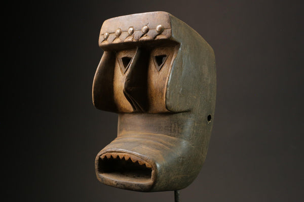 African wood mask antiques Wooden Tribal Dan Kran also Dan Ngere or Dan  Masks for wall-4130