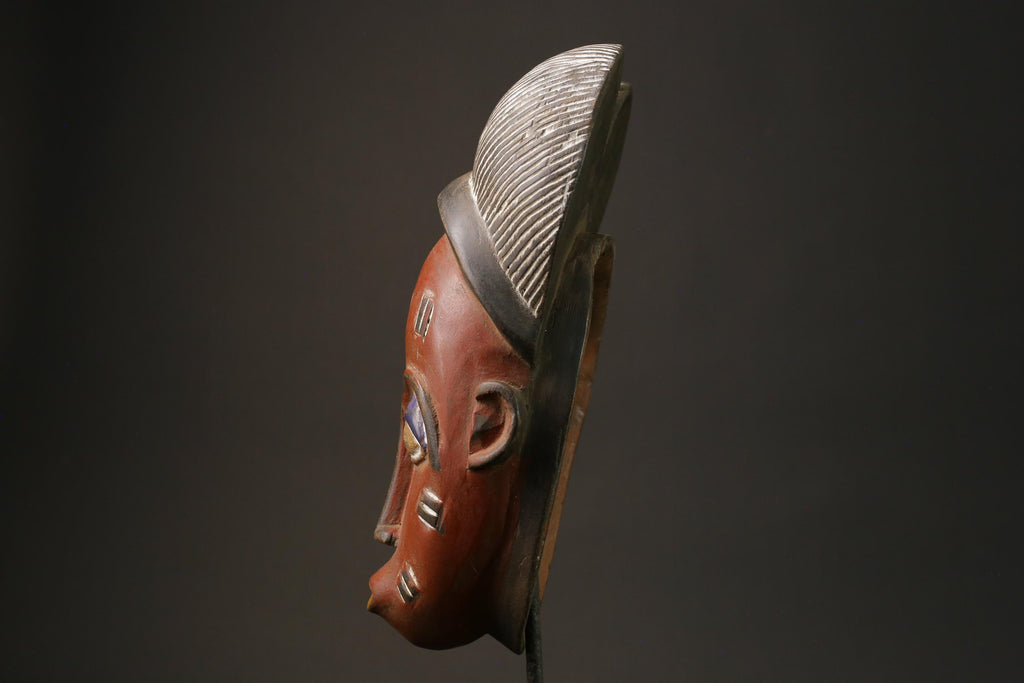 African wood mask antiques Guros Mask african Masks for wall-7356