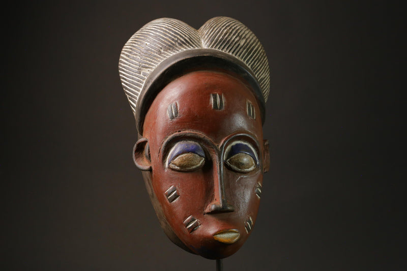 African wood mask antiques Guros Mask african Masks for wall-7356