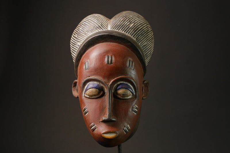 African wood mask antiques Guros Mask african Masks for wall-7356