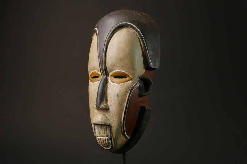 African wood mask antiques Guru Perfect Mask The Masks full of hand carving Masks for wall-7358