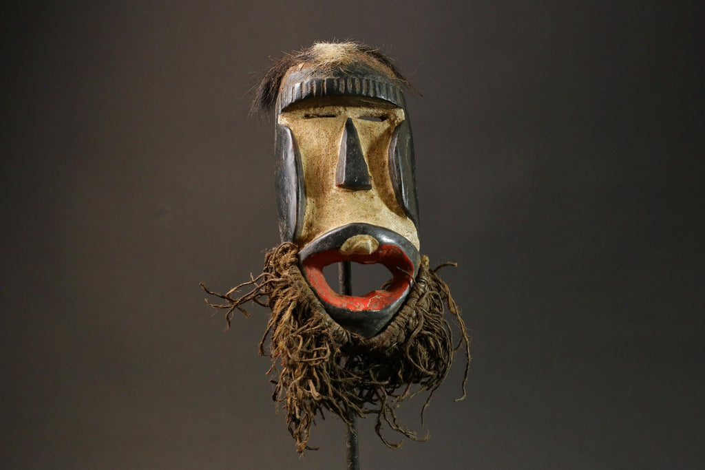 African wood mask antiques Wooden Tribal Dan Kran also Dan Ngere or Dan  Masks for wall-G2918