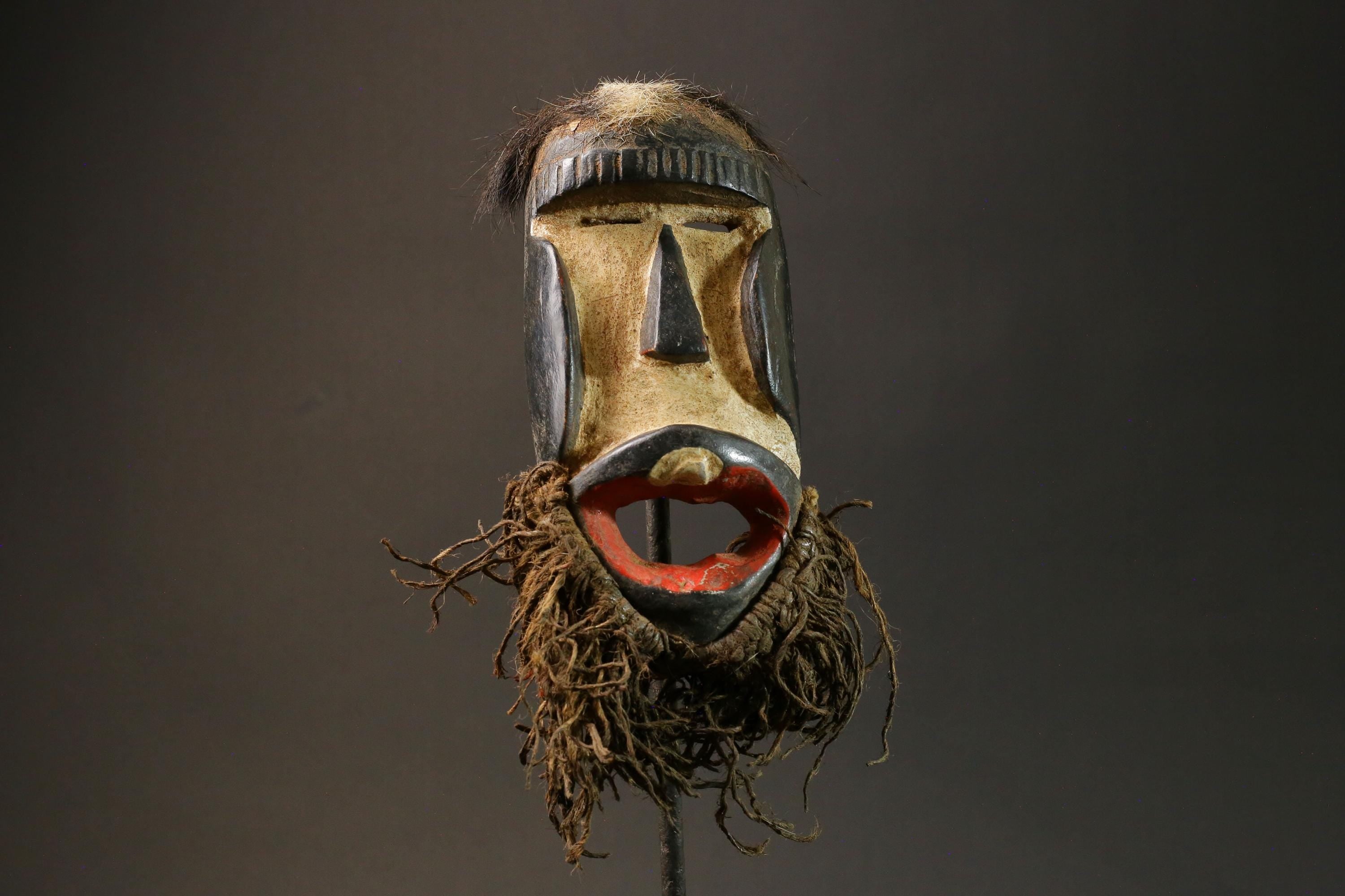 African wood mask antiques Wooden Tribal Dan Kran also Dan Ngere or Dan  Masks for wall-G2918