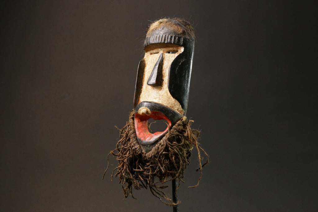 African wood mask antiques Wooden Tribal Dan Kran also Dan Ngere or Dan  Masks for wall-G2918