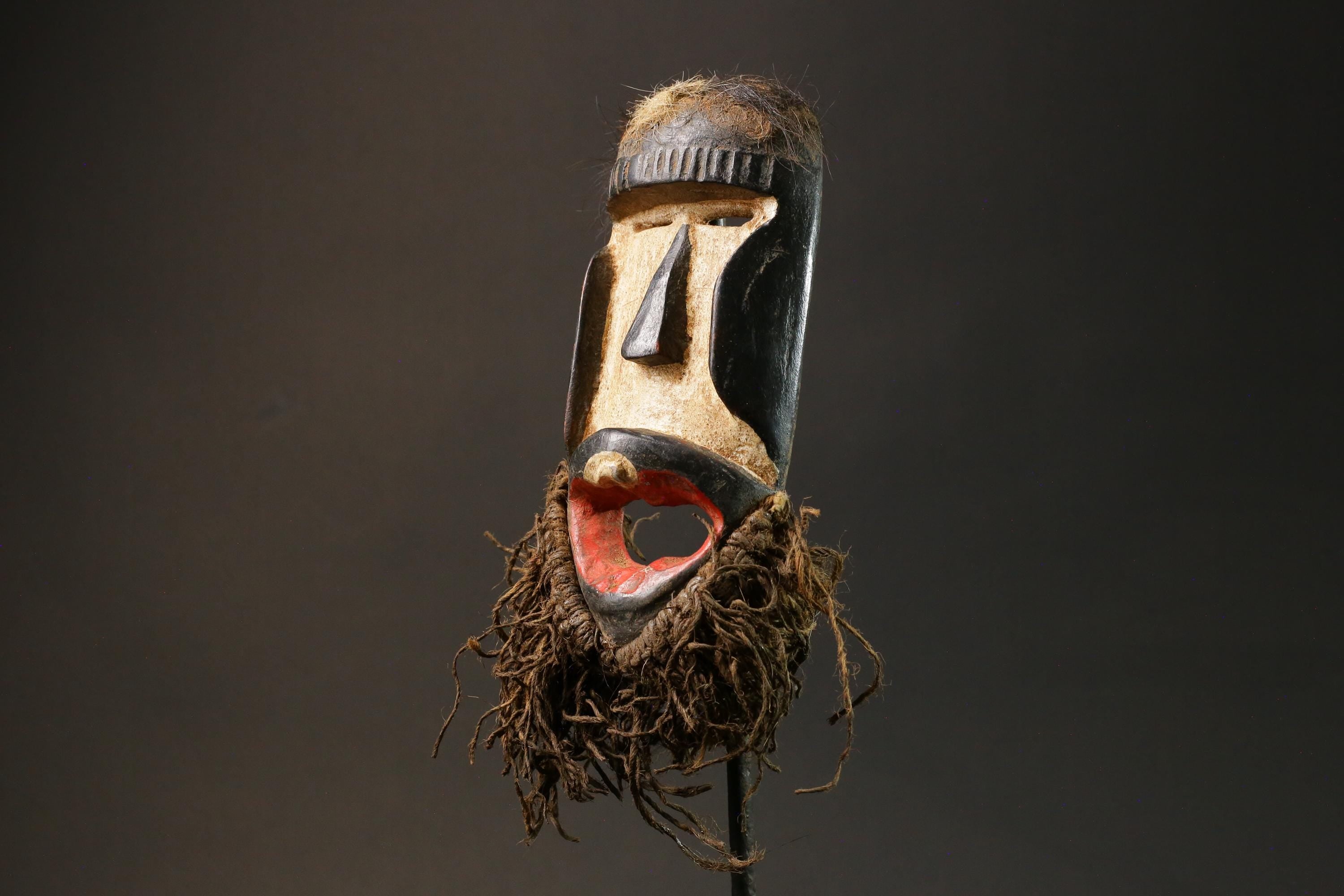 African wood mask antiques Wooden Tribal Dan Kran also Dan Ngere or Dan  Masks for wall-G2918