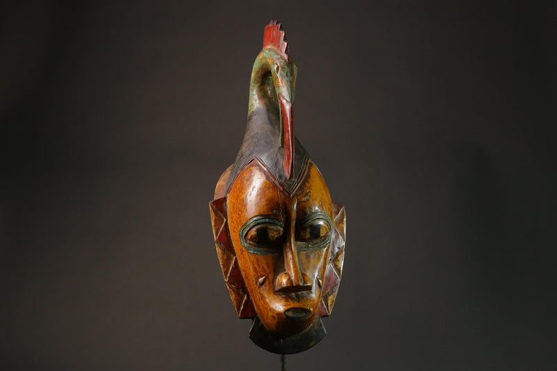 African Decor tribal Baule Wall Hanging Home Décor Liberia Wall Hanging Masks for wall-G2708