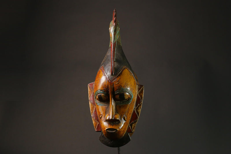 African Decor tribal Baule Wall Hanging Home Décor Liberia Wall Hanging Masks for wall-G2708