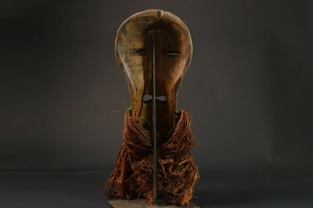 African Tribal Face Mask Wood Hand Wall Hanging Songye Kifwebe Mask Masks for wall-G2709