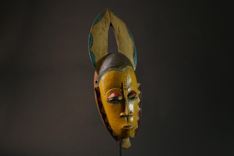 African Antique wood Hand Beautiful african mask Wood guro Masks for wall-G2714