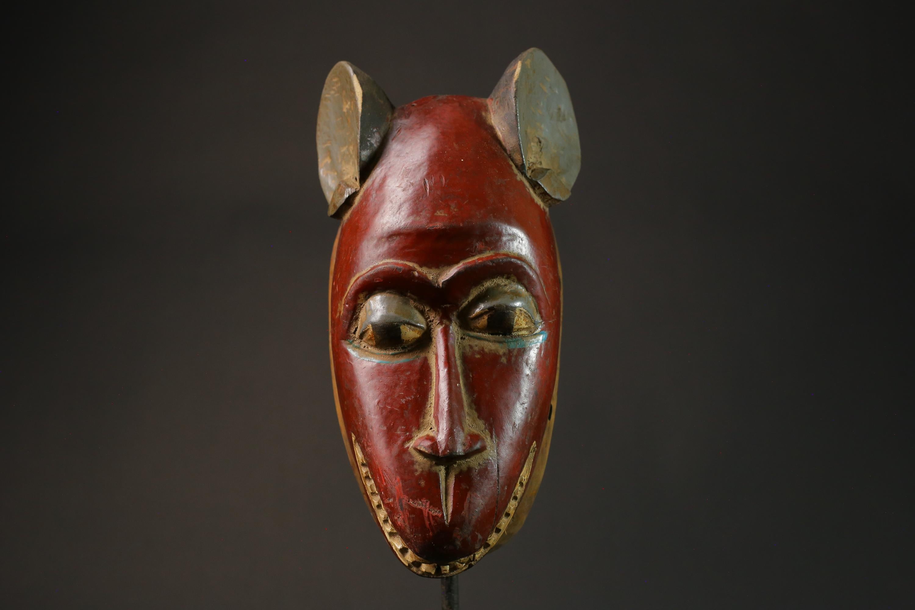 African Decor tribal Baule Wall Hanging Home Décor Liberia Wall Hanging Masks for wall-G2717