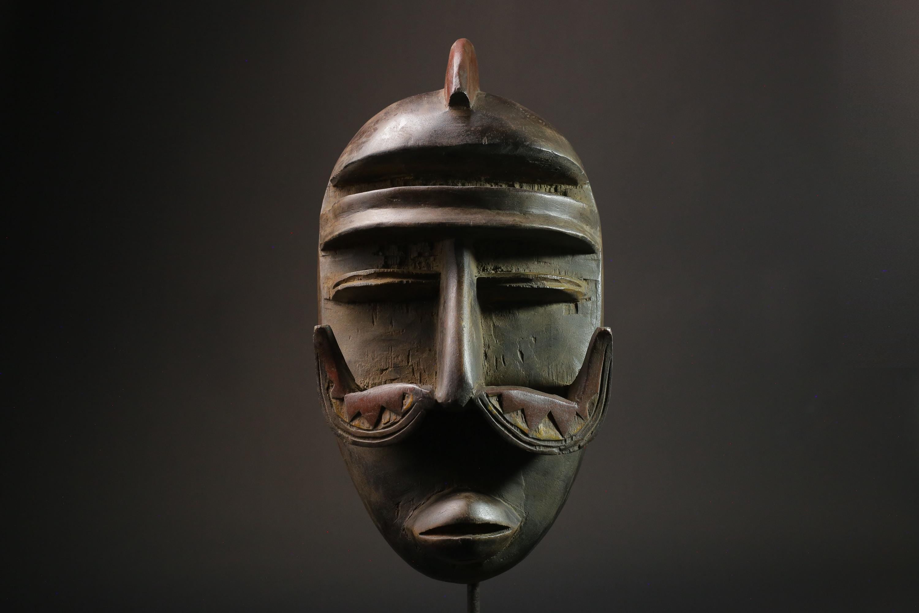 African wood mask antiques Dan Kran Mask Tribal Face Mask Wood Wall Hanging-8796
