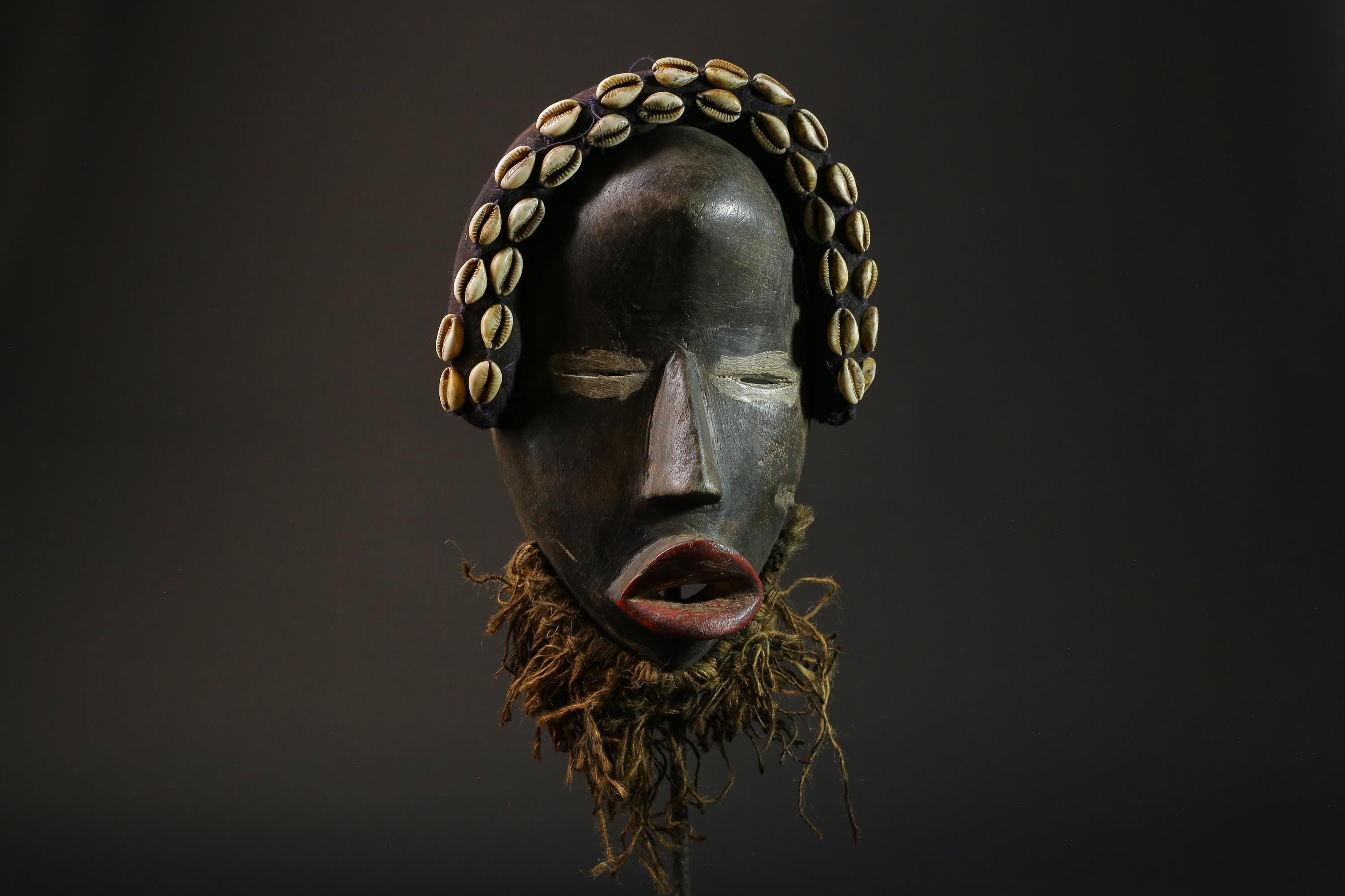 African wood mask antiques Mask Dan Kran Mask African mask wall mask-8801