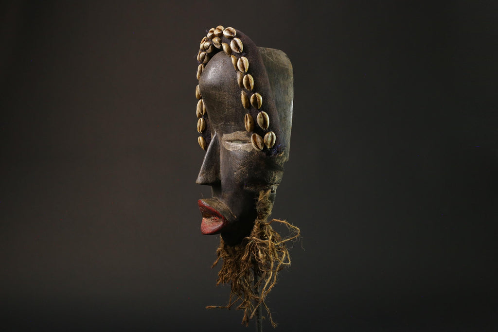 African wood mask antiques Mask Dan Kran Mask African mask wall mask-8801