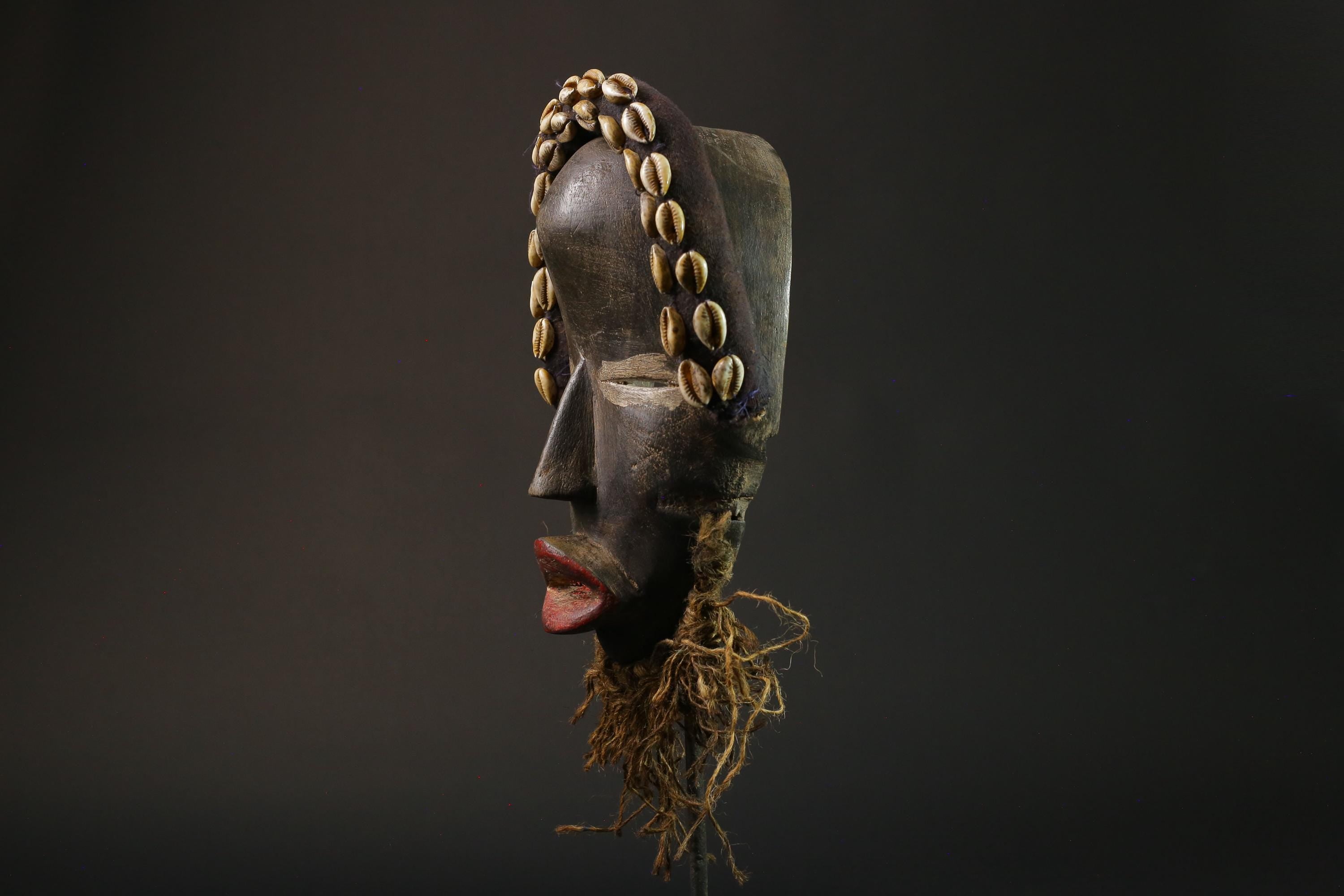 African wood mask antiques Mask Dan Kran Mask African mask wall mask-8801