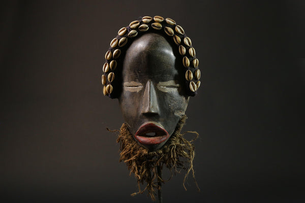 African wood mask antiques Mask Dan Kran Mask African mask wall mask-8801