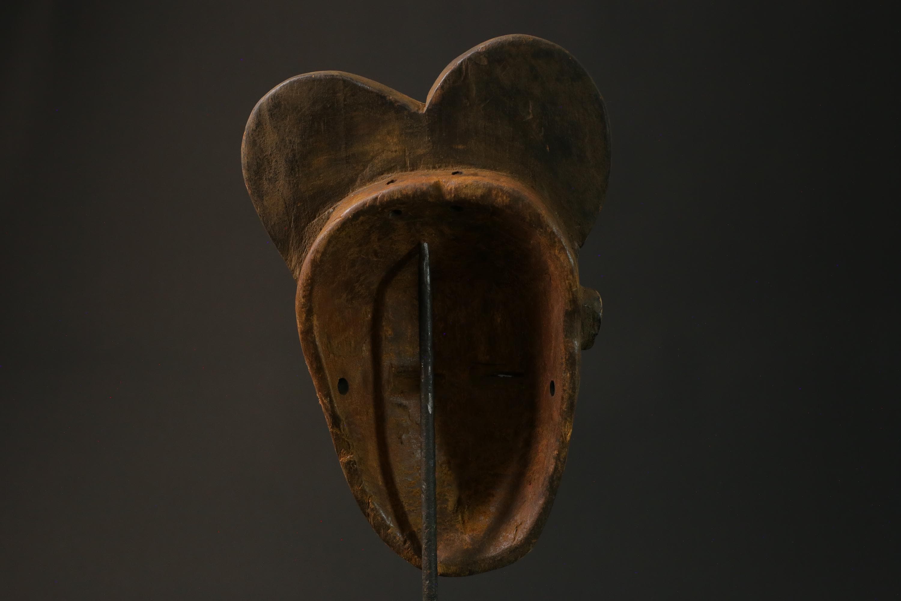 African wood mask antiques Carved wood Face Tribal antique Masks for wall- 4088