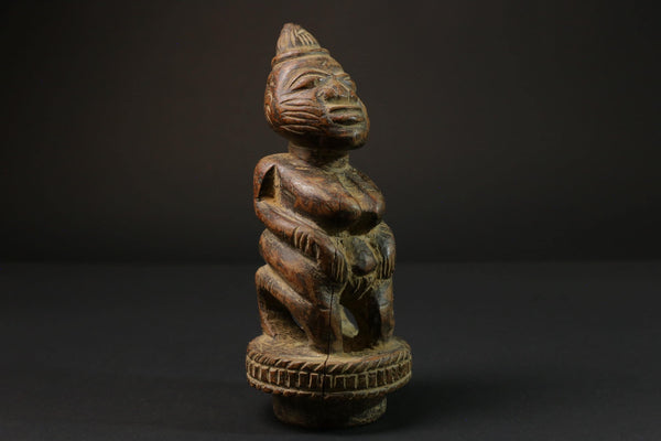 African sculpture Tribal Art Wooden Carved statue Igbo Wooden Carved statue-9997