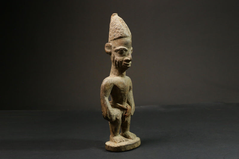 African Tribal Figure Wood Hand Carved Vintage Wall Hanging Art Decor | Unique Home Decor | Ethnic Wall Art | Pombia Figure-4150