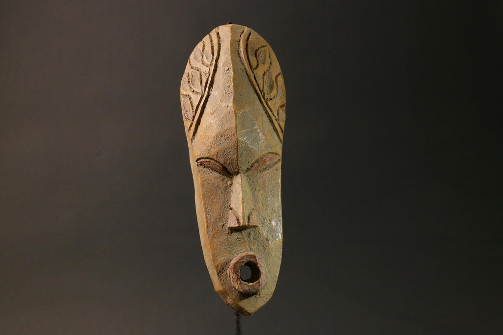 African wood mask Dan Mask Tribal Wood Hand Carved Vintage Masks for wall-7561