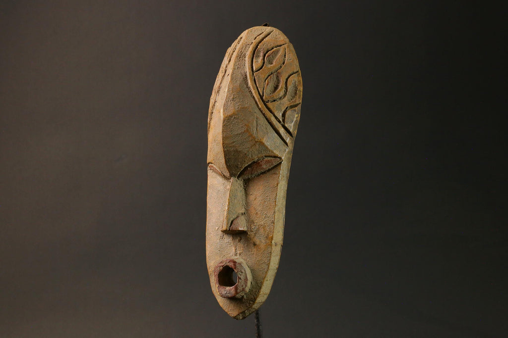 African wood mask Dan Mask Tribal Wood Hand Carved Vintage Masks for wall-7561
