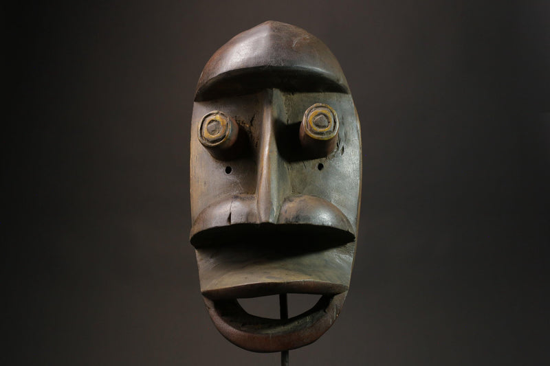 African wood mask antiques Hand Carved wood and Mask Fantastic Mask Grebo-8836