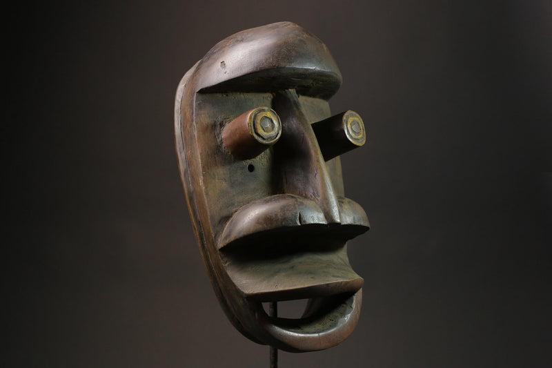 African wood mask antiques Hand Carved wood and Mask Fantastic Mask Grebo-8836