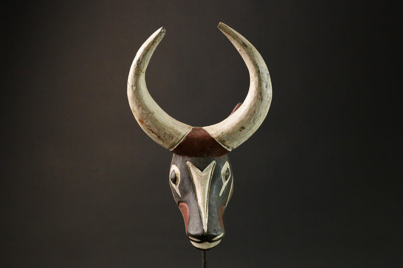 African wood mask antiques Bobo Bush Cow Mask Burkina Faso Masks for wall-G1332