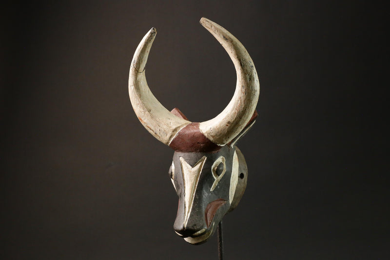 African wood mask antiques Bobo Bush Cow Mask Burkina Faso Masks for wall-G1332