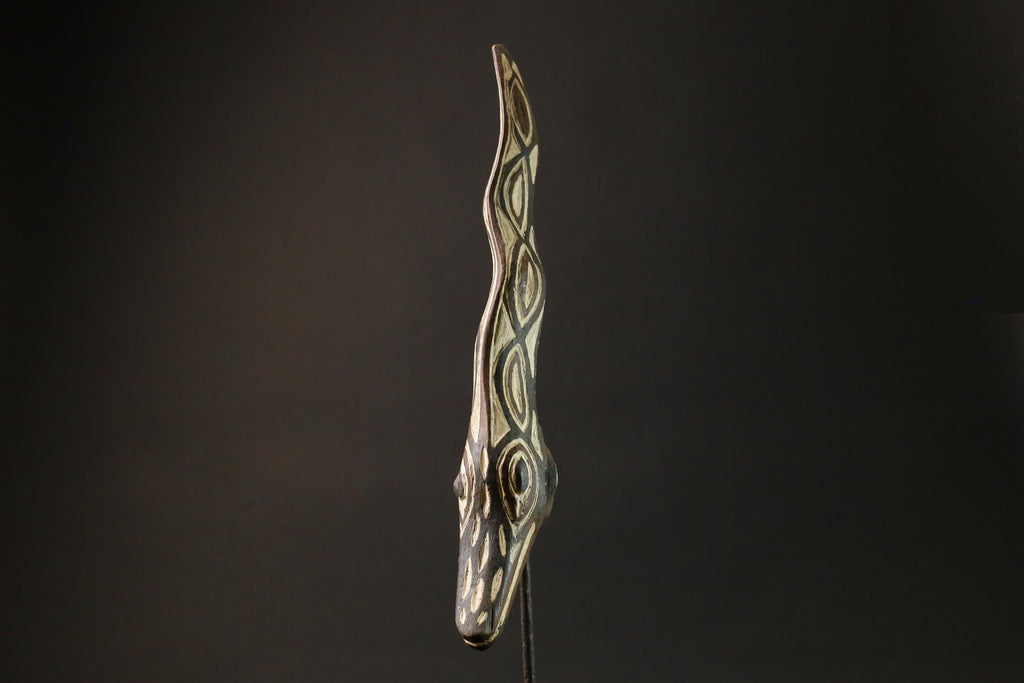 African Mask Tribal Bobo Bwa Ceremonial Altarpiece Serpent Masks for wall-G1331