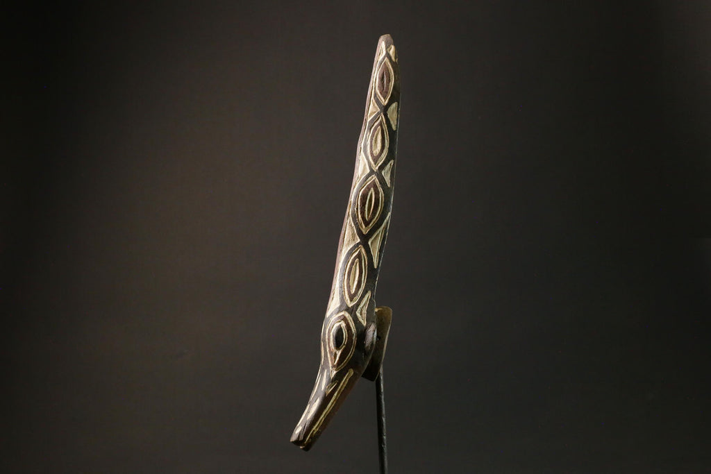 African Mask Tribal Bobo Bwa Ceremonial Altarpiece Serpent Masks for wall-G1331